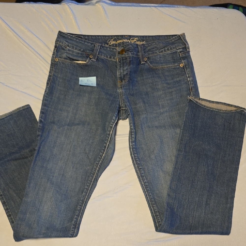 American Eagle Outfitters Blue Straight Leg Jeans
